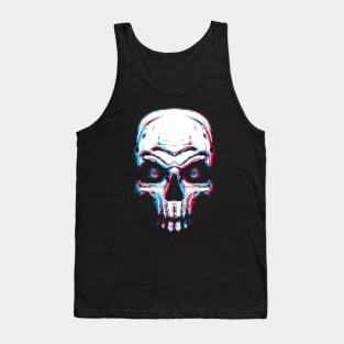 Skull Glitch Tank Top